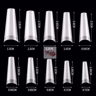 Móng nối đắp gel form hàn/ Móng nối vuông /Móng nối thang nail <3