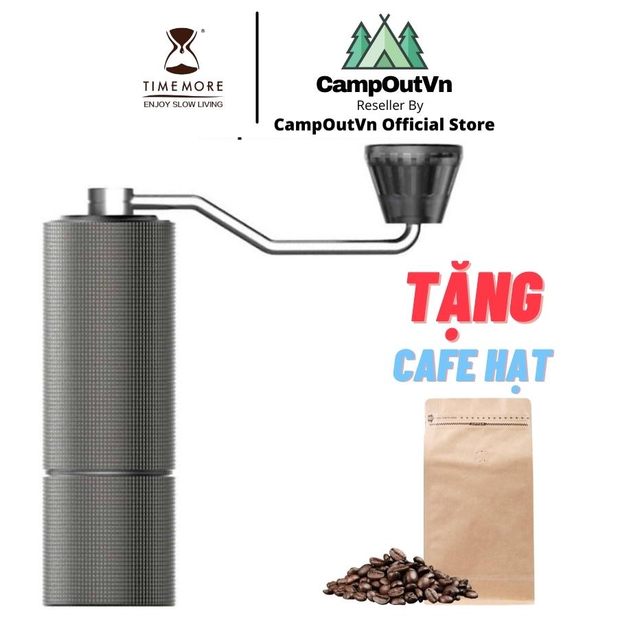 Xay cà phê cầm tay chestnut c2 Timemore campoutvn cối xay cafe TimeMore Lite tay gọn thép A147