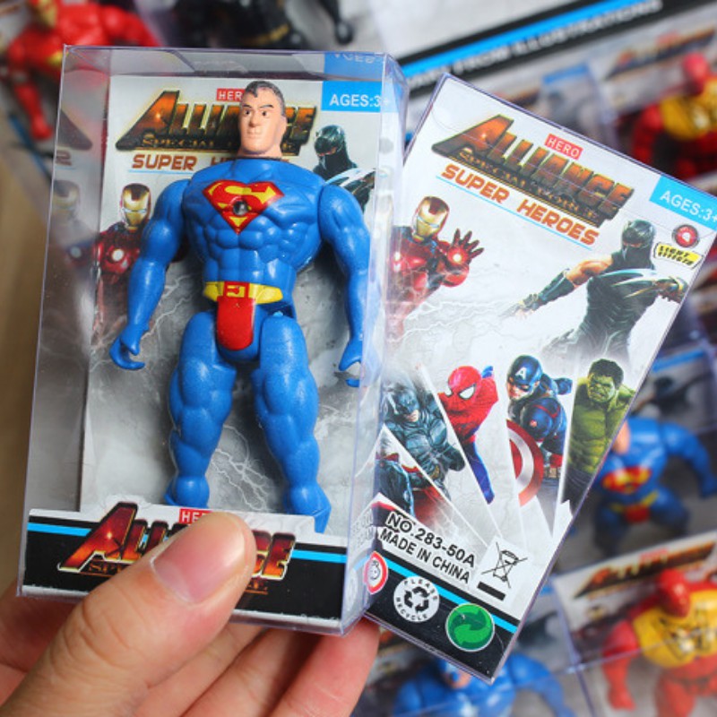 Đồ chơi mô hình Siêu nhân có đèn cho bé