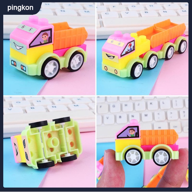 Xe Kéo Đồ Chơi Mini Nhiều Màu Sắc Dễ Thương Cho Bé