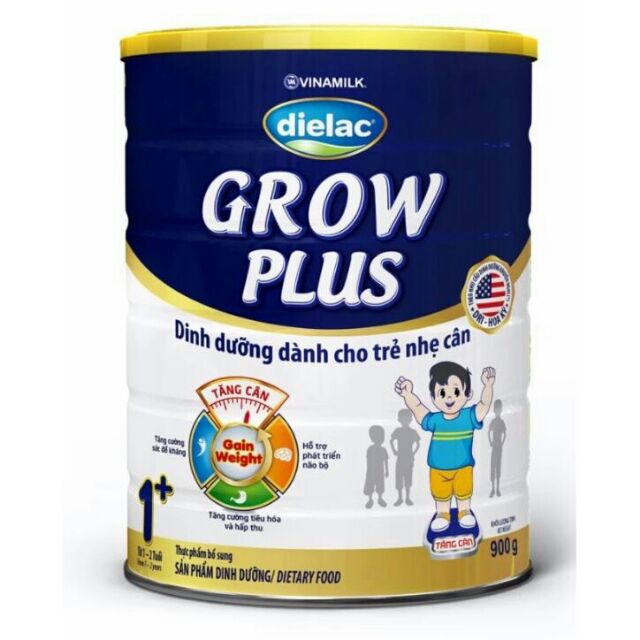 Sữa Dielac Grow Plus 1 +,2+/900g