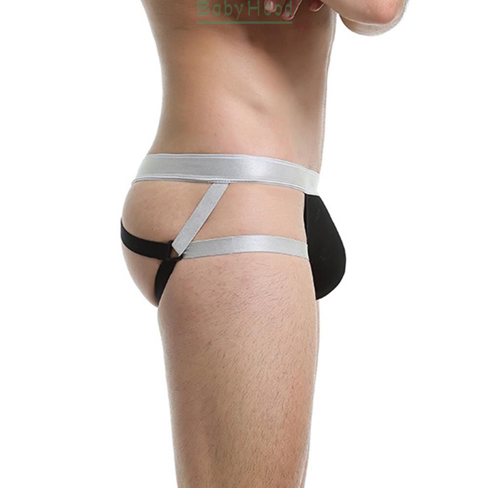 BBHOOD~Men Underpants Jockstrap Sexy Shorts Stretchy T-Back All Seasons New Panties