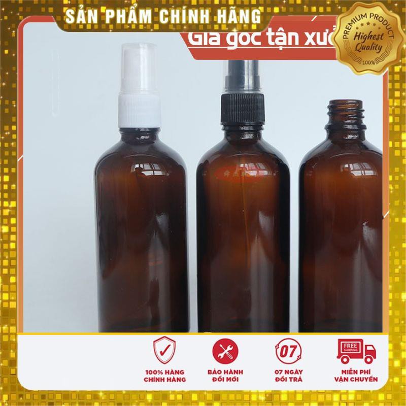 [50ml/100ml] Chai lọ thủy tinh xịt phun sương - chai lọ chiết mỹ phẩm