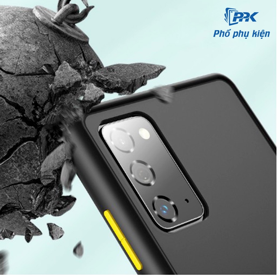 Ốp Lưng Samsung Note 20 Ultra Chống Vân Tay Mặt Lưng Mờ Viền Dẻo Hàng Likgus