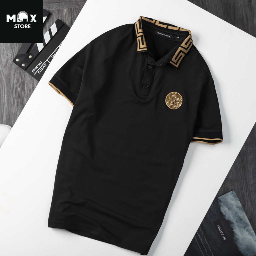 [Mã FASHIONHOTMA hoàn 15% tối đa 30K xu đơn 150K] ÁO thun nam polo coton cao cấp thêu