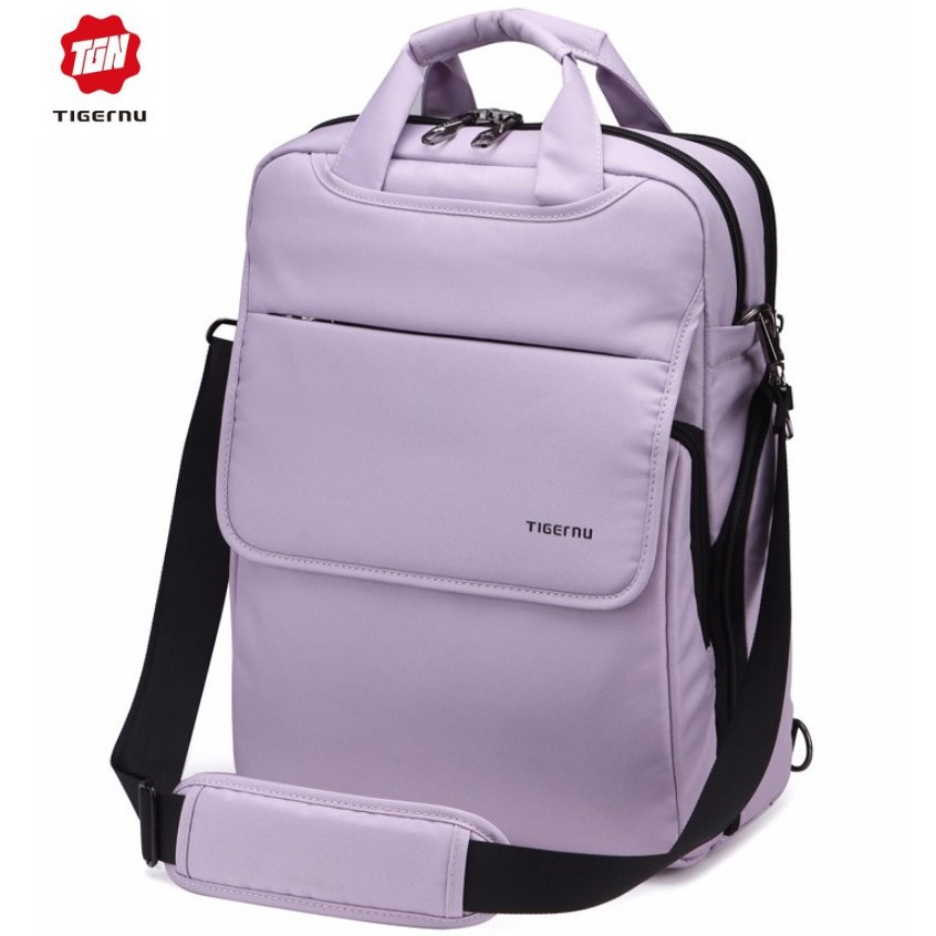 Balo tigernu T-B3153 Màu Tím, đen 14.4 inch