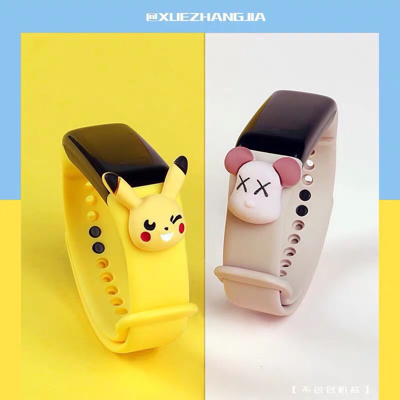 Đồng hồ LED Unisex dây silicon nhiều mắc sắc, hoạt hình cá tính, HOT TREND | BigBuy360 - bigbuy360.vn