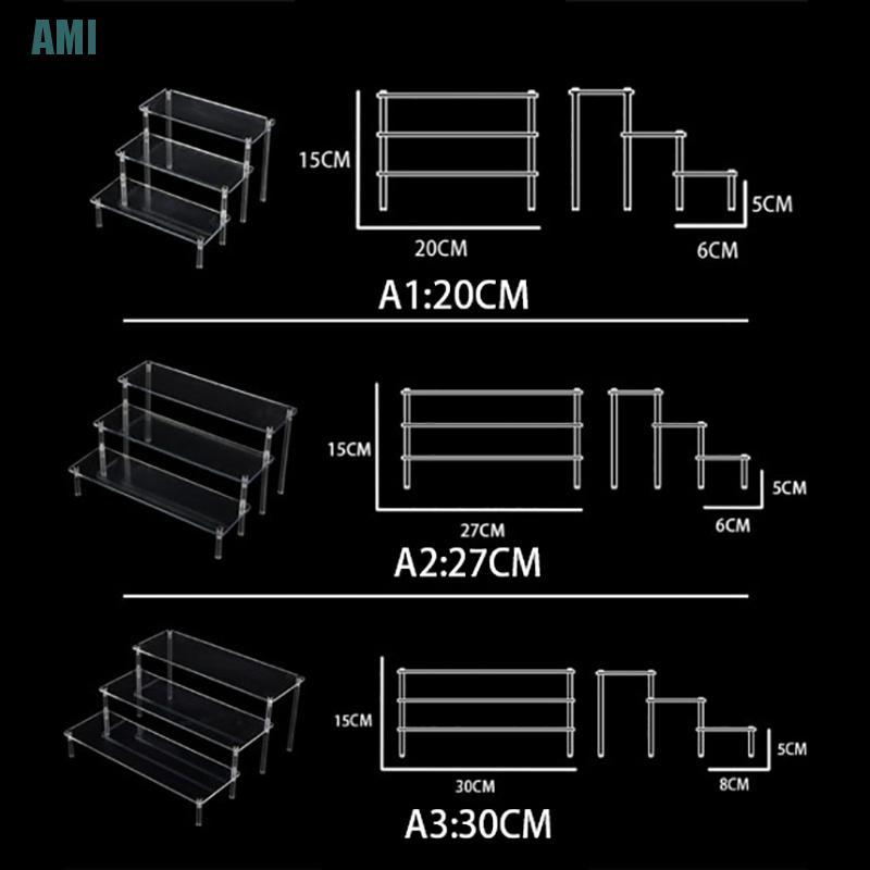 Kệ Trưng Bày Đồ Trang Điểm Bằng Acrylic Kiểu Hoạt Hình Dễ Thương