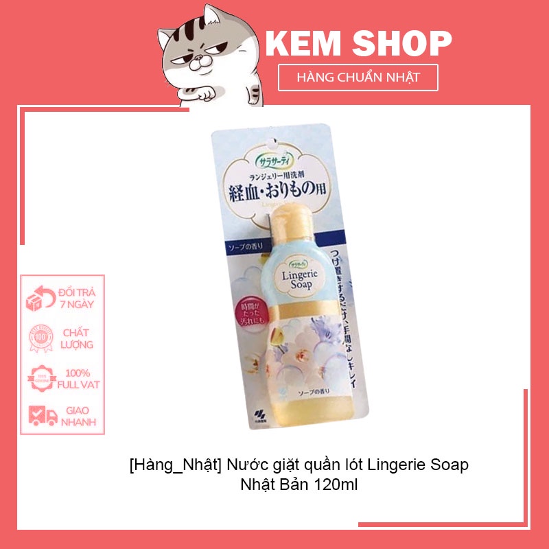 [Hàng_Nhật] Nước giặt quần lót Lingerie Soap Nhật Bản 120ml