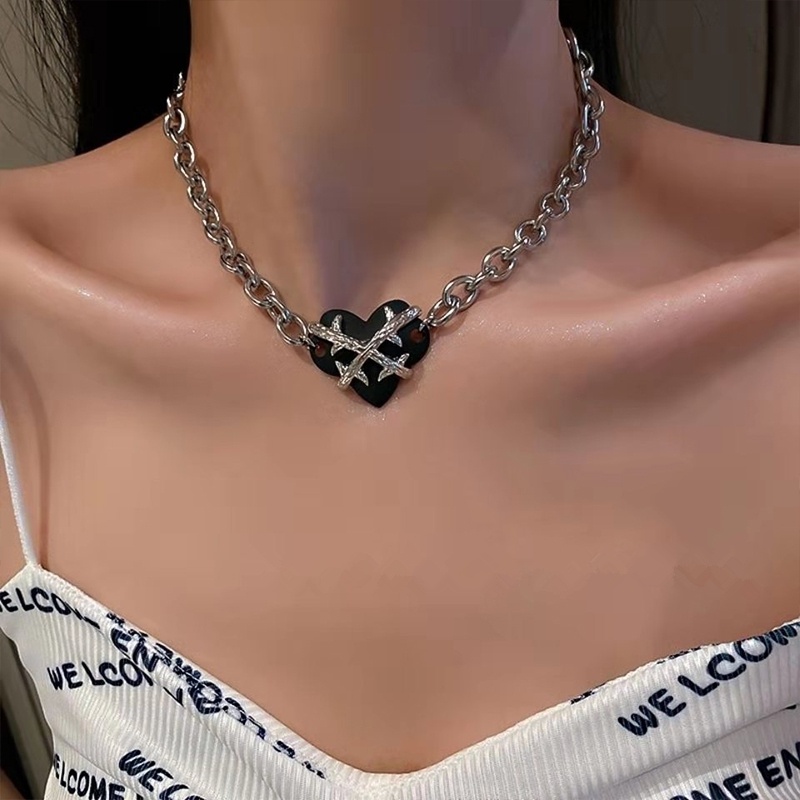 Vòng cổ mặt tròn họa tiết kẻ ô thời trang cho nữ