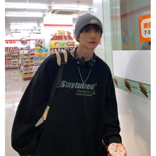 Áo nỉ Sweater nam nữ in chữ STAYTUNED Ulzzang bao chất , áo hoodie nỉ bông unisex Wnx3 siêu đẹp AN1 | BigBuy360 - bigbuy360.vn