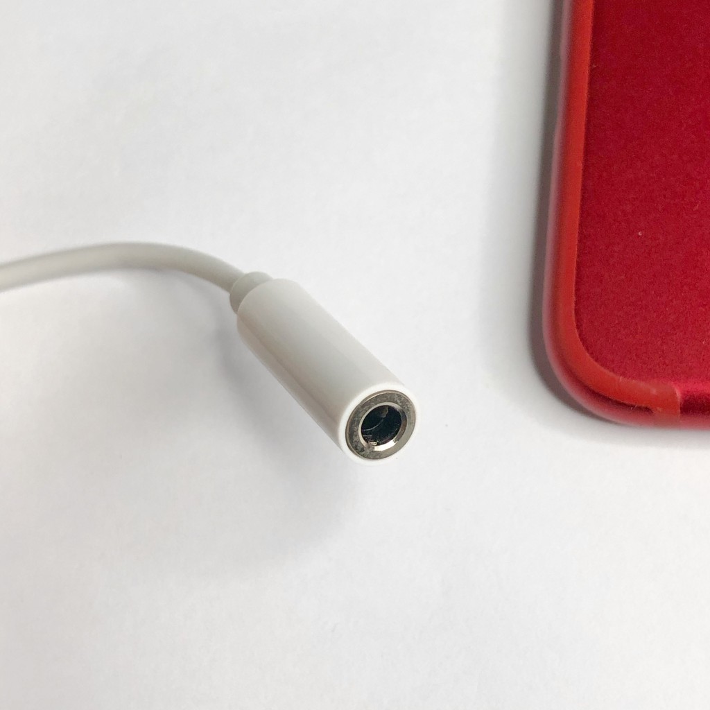 Jack chuyển tai nghe Ligh-ning ra chân tròn 3.5mm tương thích điện thoại phone chân sạc kết nối Bluetooth hỗ trợ mic