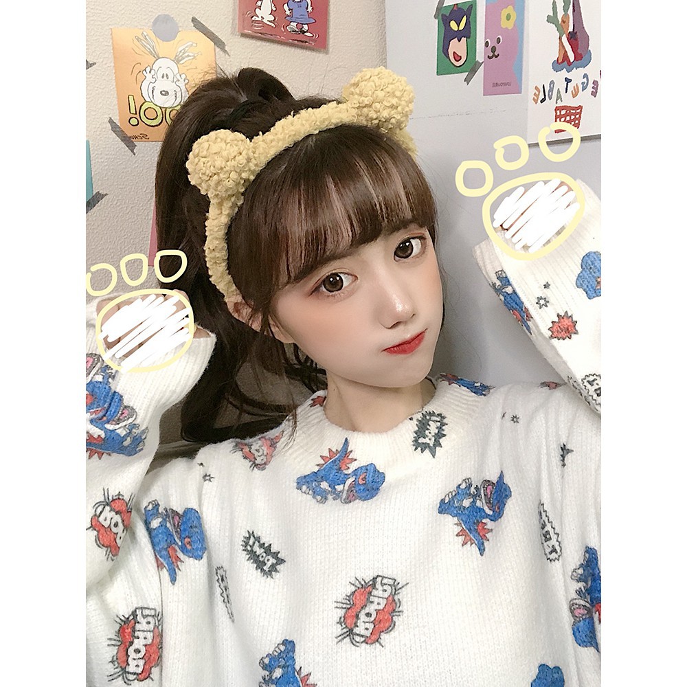 Băng Đô Cài Tóc Hình Tai Gấu Dễ Thương Xinh Xắn B725