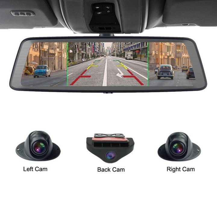 Camera hành trình 360 độ, thương hiệu cao cấp Whexune K950 tích hợp 4 camera, Android, Wifi, GPS, màn hình 10 inch | BigBuy360 - bigbuy360.vn