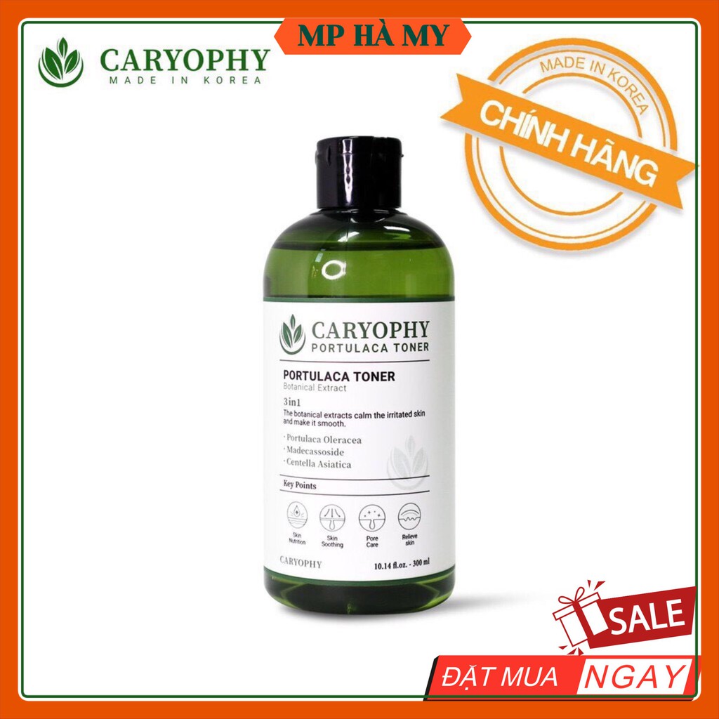 Toner Ngăn Ngừa Mụn Thâm Dành Cho Da Dầu Nhạy Cảm Caryophy Hàn Quốc