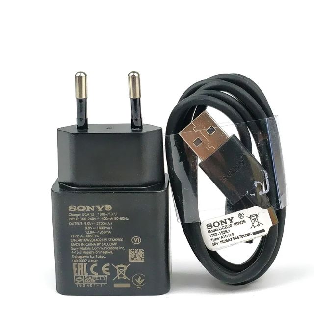 Bộ sạc Sony UCH12 cho XZ/XZs/XZ1/XZ2/XZ3/XA1/XA1 Plus quick charger 3.0 zin chính hãng