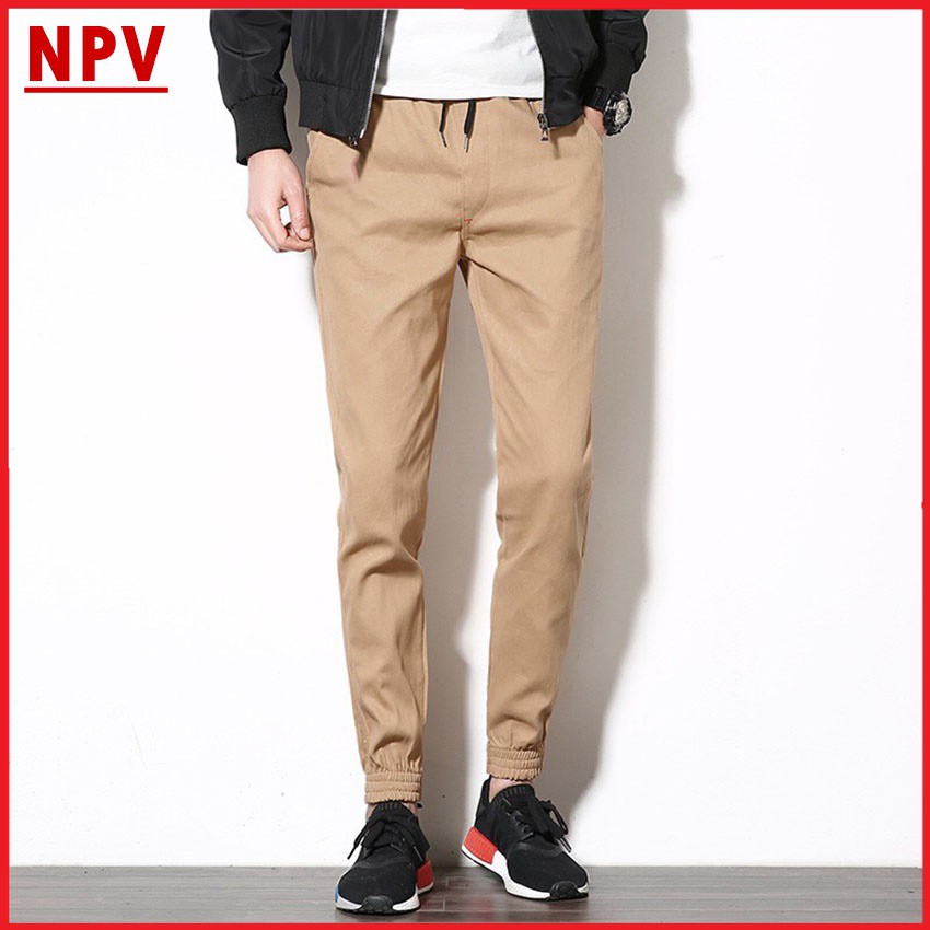 Quần jogger nam kaki NPV kiểu dáng thể thao,quần dài nam chất liệu kaki co giãn không nhăn | BigBuy360 - bigbuy360.vn