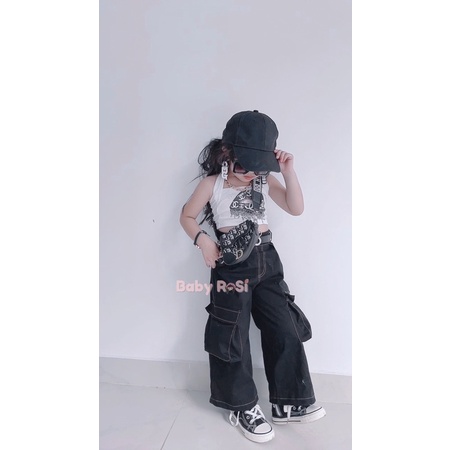 Áo dây môi cho bé gái