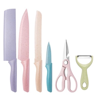 BỘ DAO 6 MÓN LÚA MẠCH KHÁNG KHUẨN- CAO CẤP SET 6 CHI TIẾT LÚA MẠCH