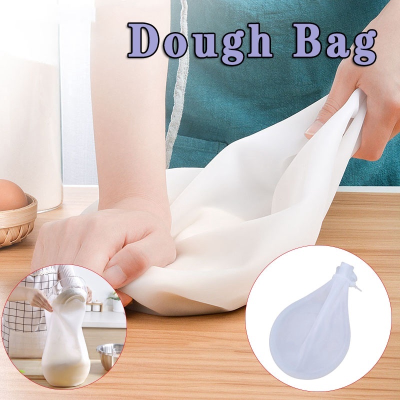 Túi Trộn Bột Làm Bánh Bằng Silicone Cao Cấp Có Thể Tái Sử Dụng