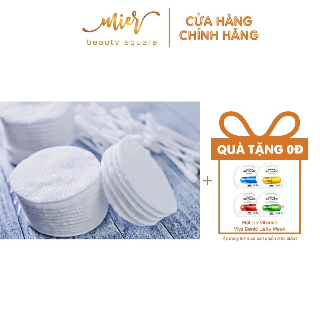 Bông Tẩy Trang Anh Quốc - Mềm Mại Không Tẩy SIMPLY Cotton Round Cosmetics Pad 500s (500 miếng)