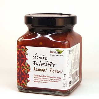 Sốt ớt Sambal Terasi hữu cơ 210g - LumLum