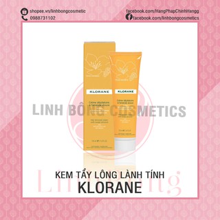 KEM TẨY LÔNG KLORANE CREME DEPILATOIRE A L'AMANDE 150ML