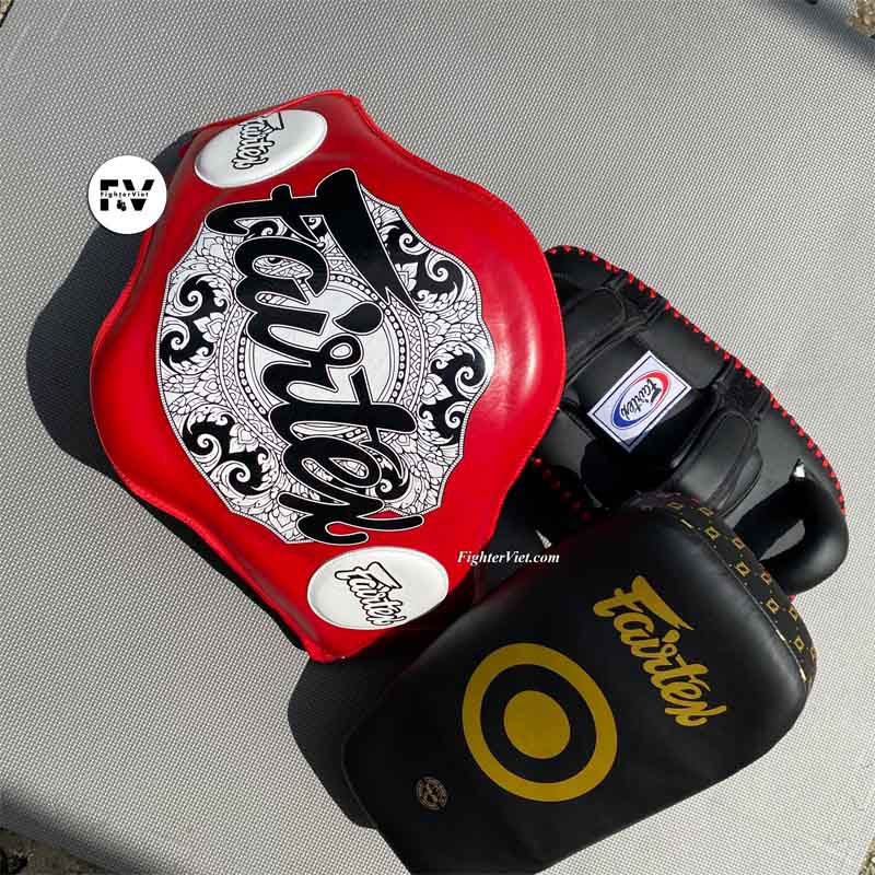 Đai Bụng Fairtex BPV2 Lightweight Belly Pad - Đen