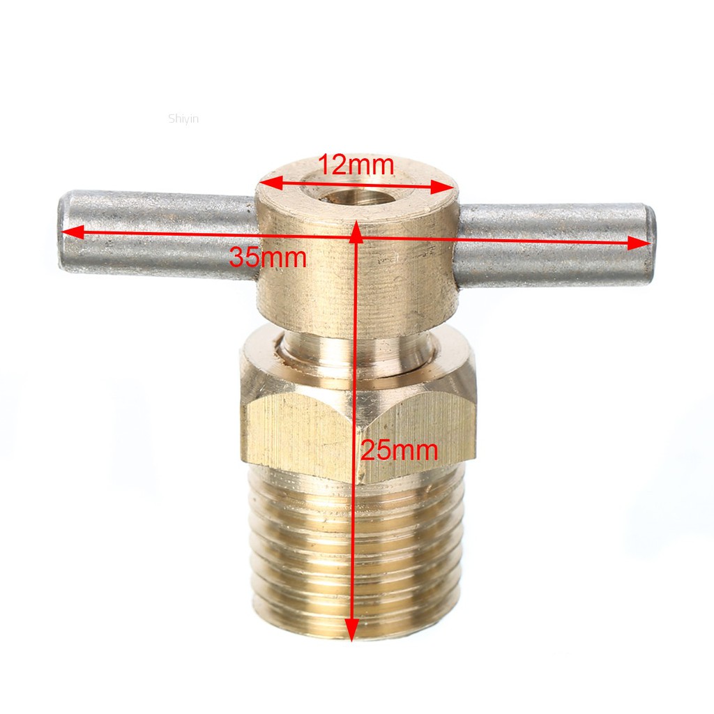 Van nén khí 1 / 4 inch NPT bằng đồng thay thế cho máy nén khí