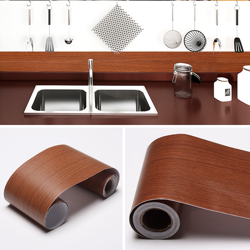 Giấy dán tường kiểu gỗ 500CM*10CM