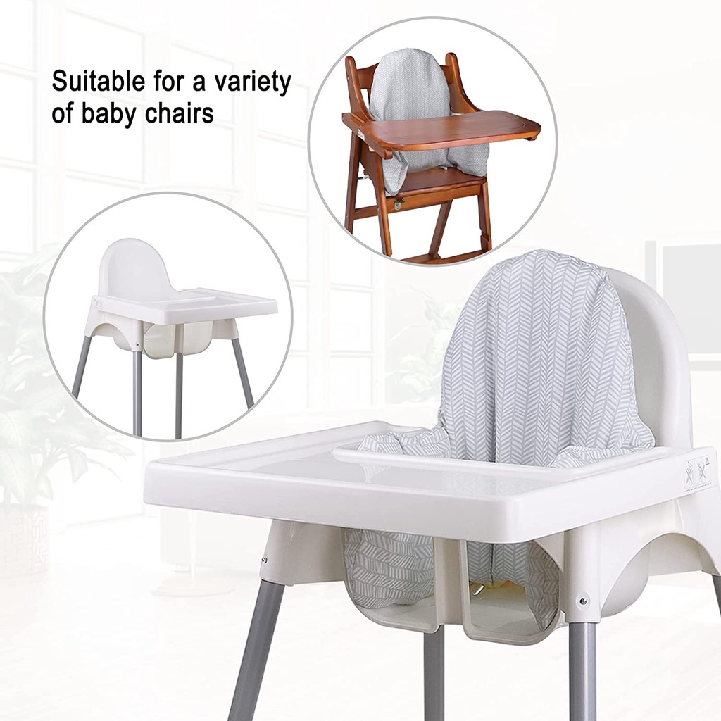 Cushion for High Chair High Chair Cushion Pad high Chair Seat Pad Built-in Inflatable Cushion Soft and Comfortable Baby Sitting More JP5