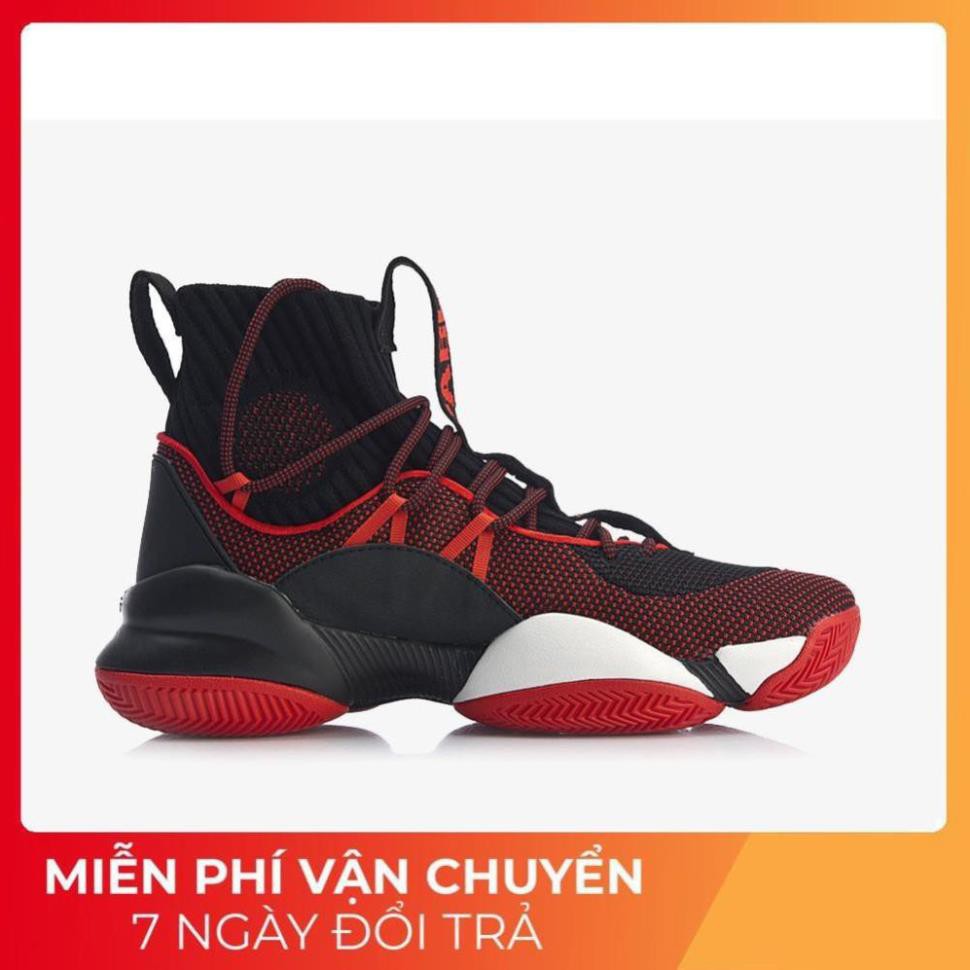 [Đỉnh Cao] Giày bóng rổ Li-Ning Power V Playoff C.J. McCollum Black Red XỊN 2020 .2020 TỐT . .