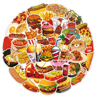 [50 Hình] Hình dán sticker đồ ăn, trà sữa dễ thương