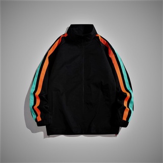 Áo Khoác Dù sọc tay cam xanh Nam Cực xịn,Nữ Cao Cấp,Chống Nắng.Áo khoác bomber kẻ sọc tay