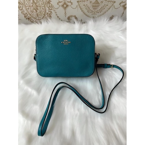 👝👝👝Coach camera mini bag ⭐️ Size 18 ⭐Da sần mềm ⭐Túi chia ngăn , có dây đeo chéo trẻ trung