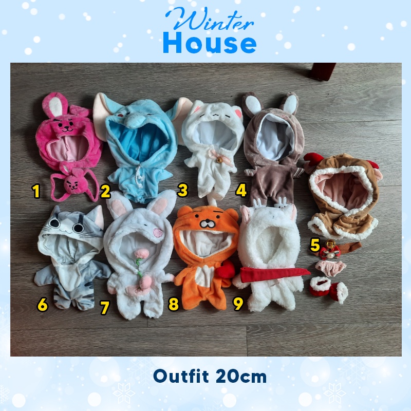 [CÓ SẴN] Quần áo búp bê outfit doll 20cm (3)