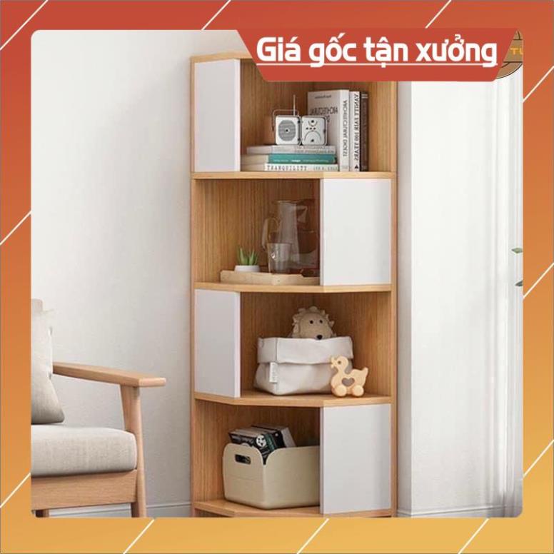 SIÊU ƯU ĐÃI Kệ để đồ, Decor bằng gỗ hình đa giác, để góc tường trang trí cực đẹp