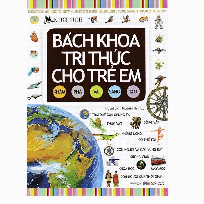 Sách Bách khoa tri thức cho trẻ em - Khám phá và Sáng tạo