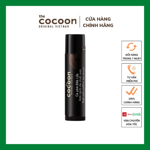 Tẩy Da Chết Môi Cà Phê Đắk Lắk Cocoon Giúp Môi Mềm Mịn 5g - CC48