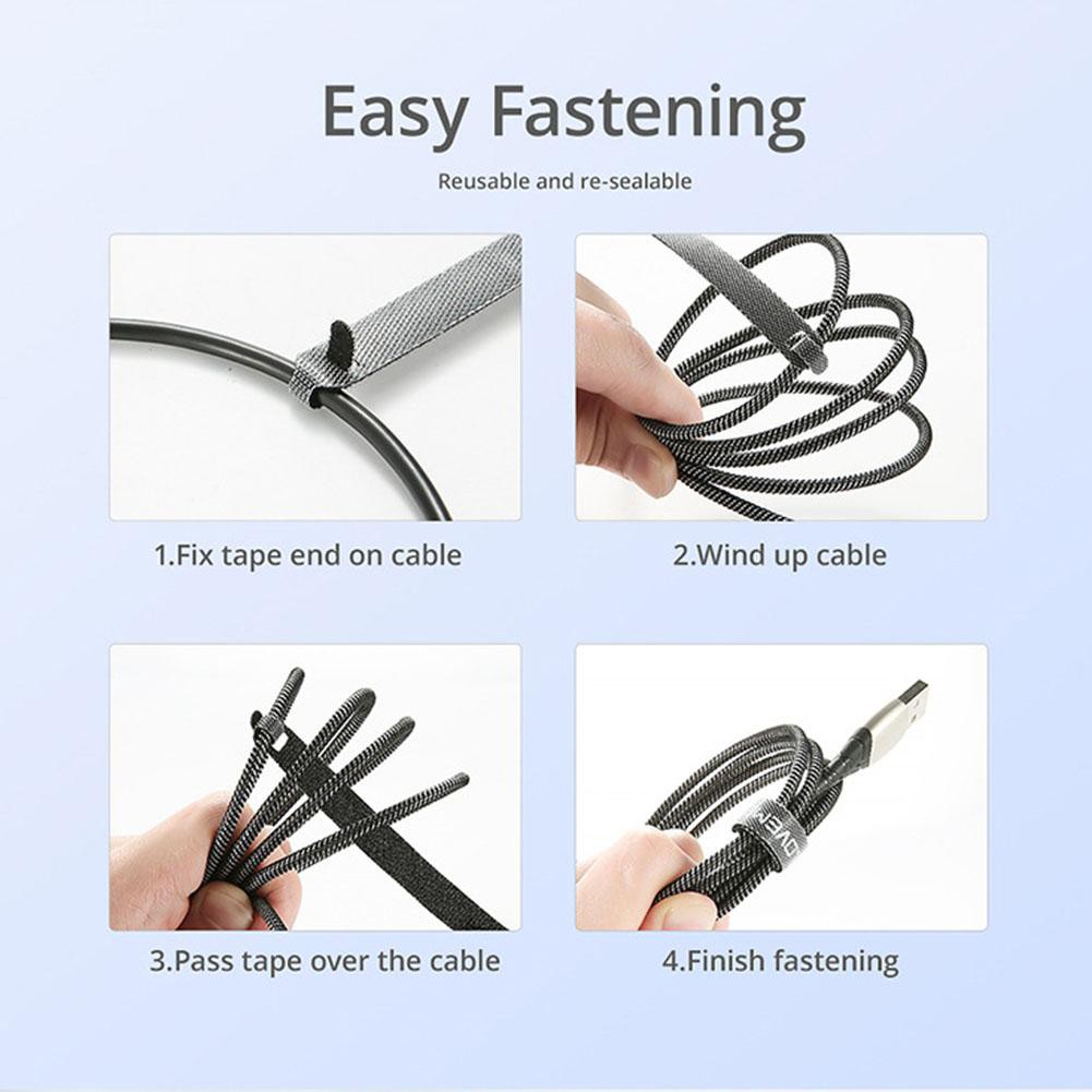 Set 4 phụ kiện cột dây con chuột/tai nghe gọn gàng dài 14cm