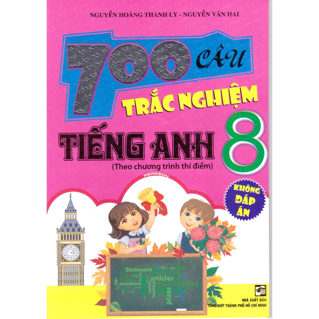 Sách - 700 câu trắc nghiệm tiếng anh 8 - Pearson - Tặng kèm đáp án (Theo sách thí điểm).