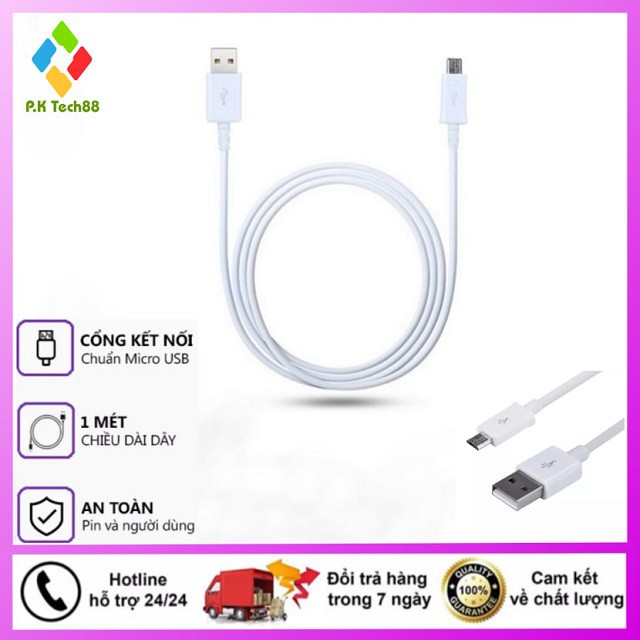 [GIẢM GIÁ SỐC 3 NGÀY] Dây cáp sạc samsung micro usb dùng cho điện thoại-sạc dự phòng-tai nghe bluetooth....