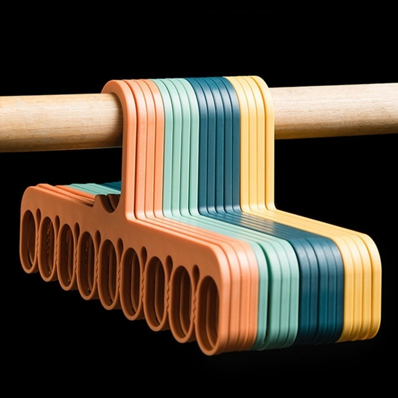 Chín Lỗ Móc Phơi Quần Áo / Thắt Lưng / Cà Vạt / Khăn Choàng Cổ / Kẹp Phơi Khô Quần Áo Chống Trượt Bền Bỉ