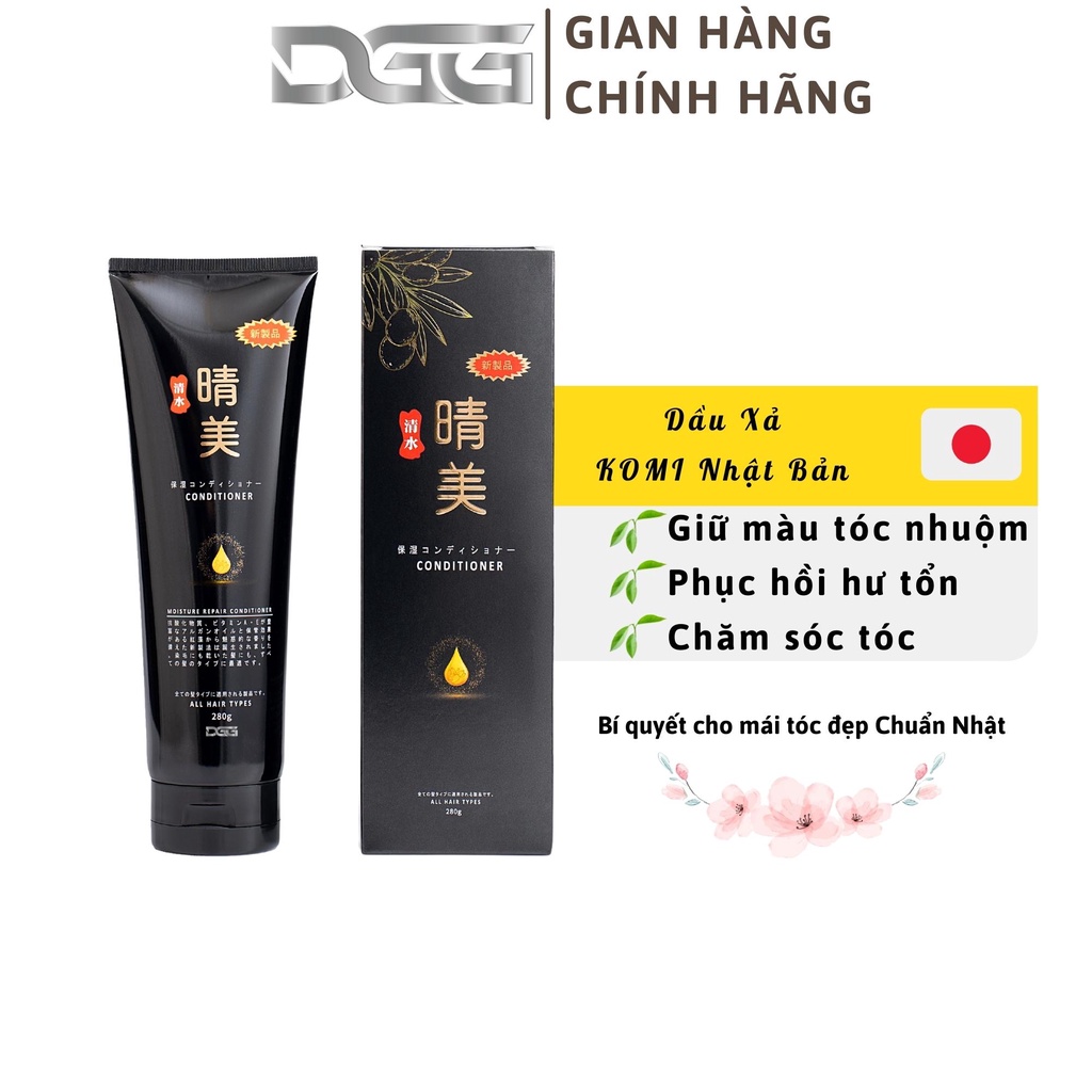 Dầu xả Komi Argan  Giữ màu tóc nhuộm  Phục hồi hư tổn  Chăm sóc tóc  Komi Nhật Bản