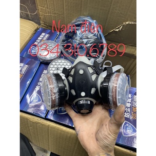 Mặt nạ phòng độc đầu lọc than hoạt tính.
