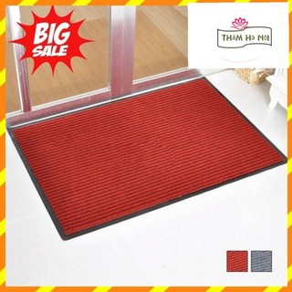 [CHỐNG TRƯỢT]THẢM CHÙI CHÂN NỈ ĐẾ CAO SU 60x90cm