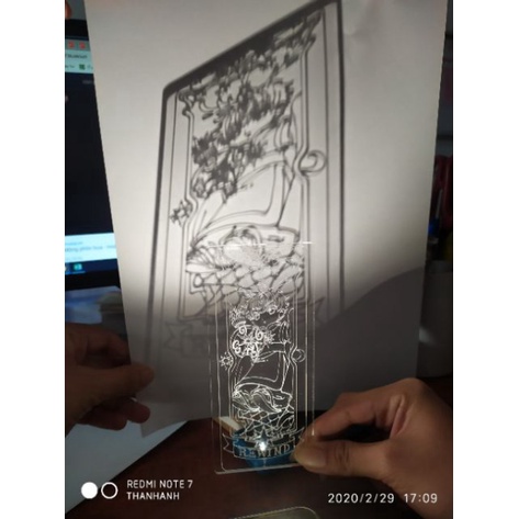 Thẻ bài Sakura Clearcard thủ lĩnh thẻ bài ccs cardcaptor Clear card