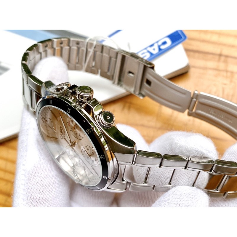 Đồng hồ nam dây thép chính hãng CASIO MTP-1374D-7AVDF