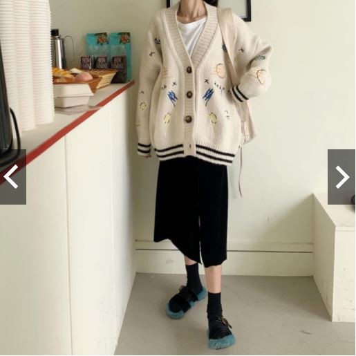 Áo len dáng rộng phong cách Hàn Quốc | BigBuy360 - bigbuy360.vn