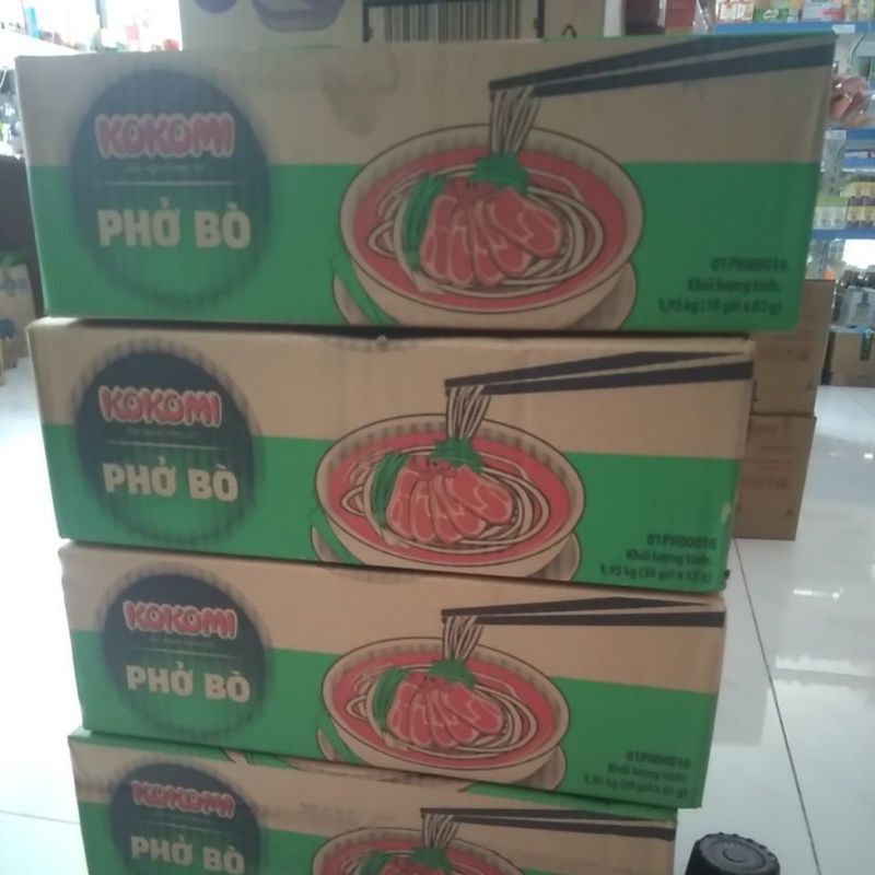 Phở Bò Kokomi thùng 30 gói